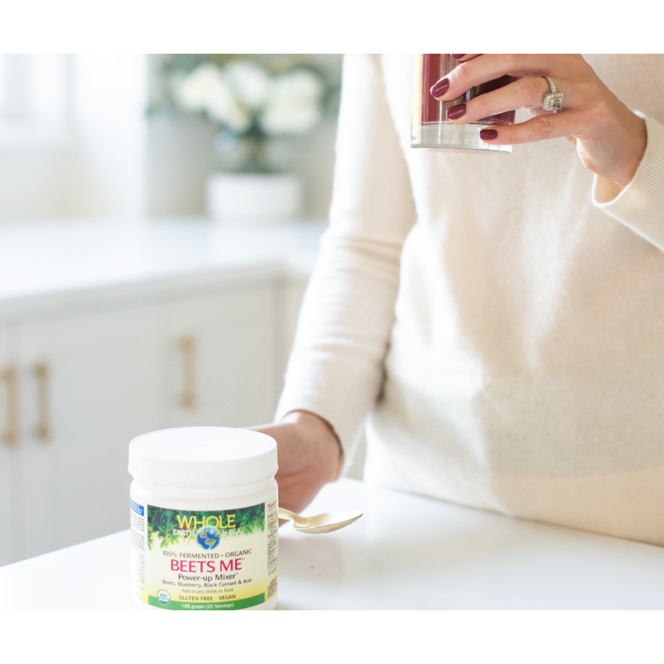 Beets Me™ Power-Up Mixer™ Beets, Blueberry, Black Currant & Acai, Whole Earth & Sea Powder