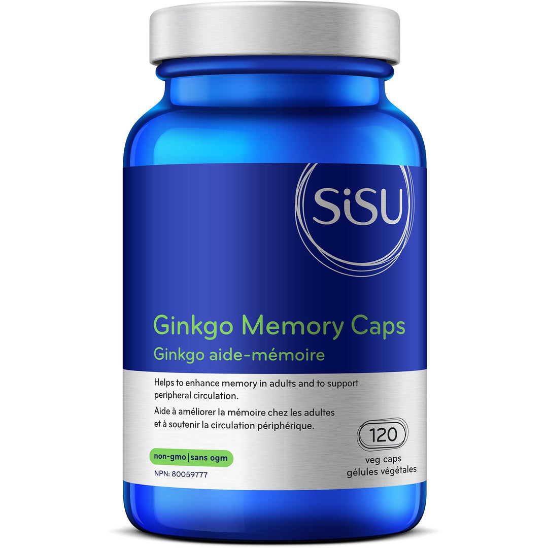 Sisu Ginkgo Memory Vegetable Capsules