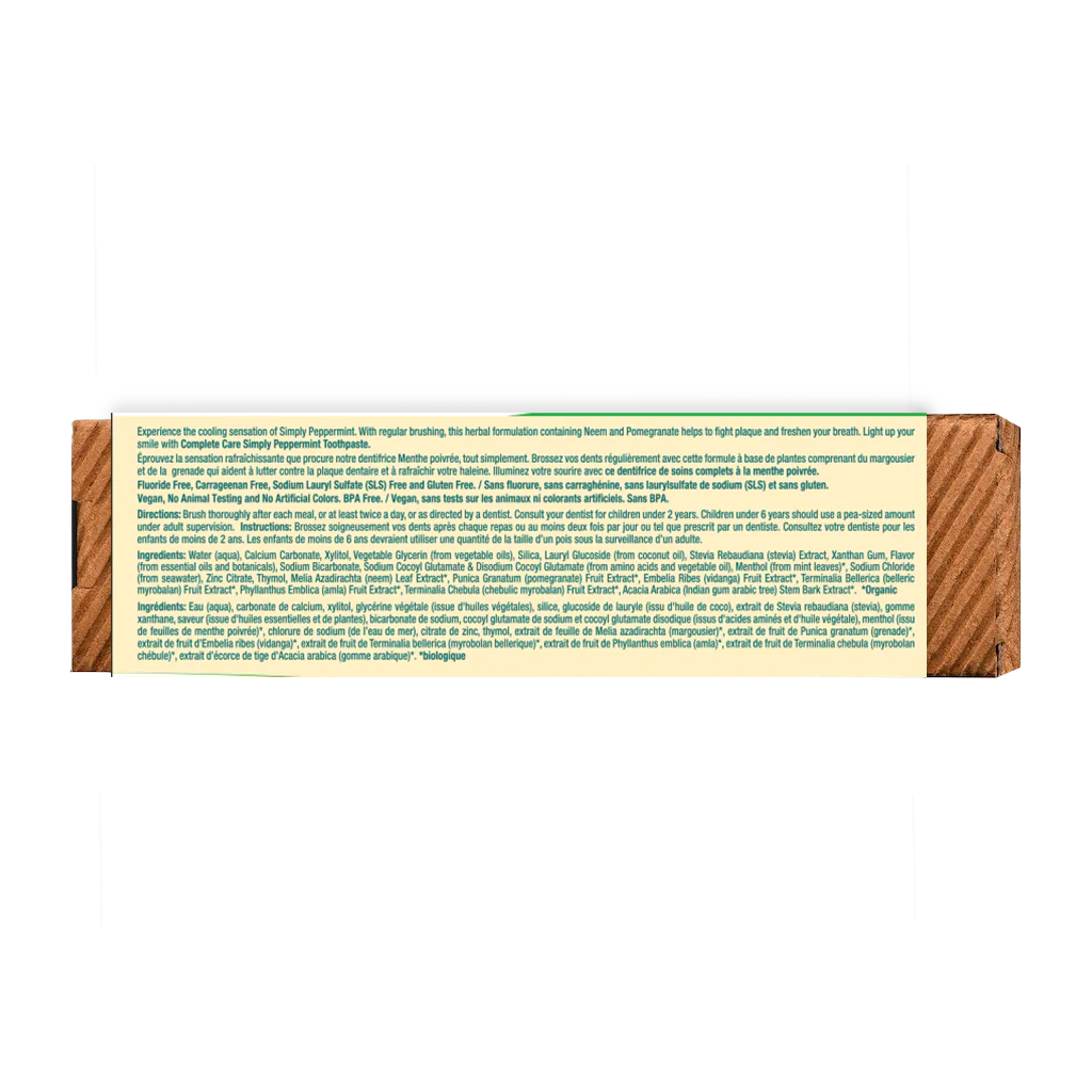 Himalaya Complete Care Toothpaste simply peppermint