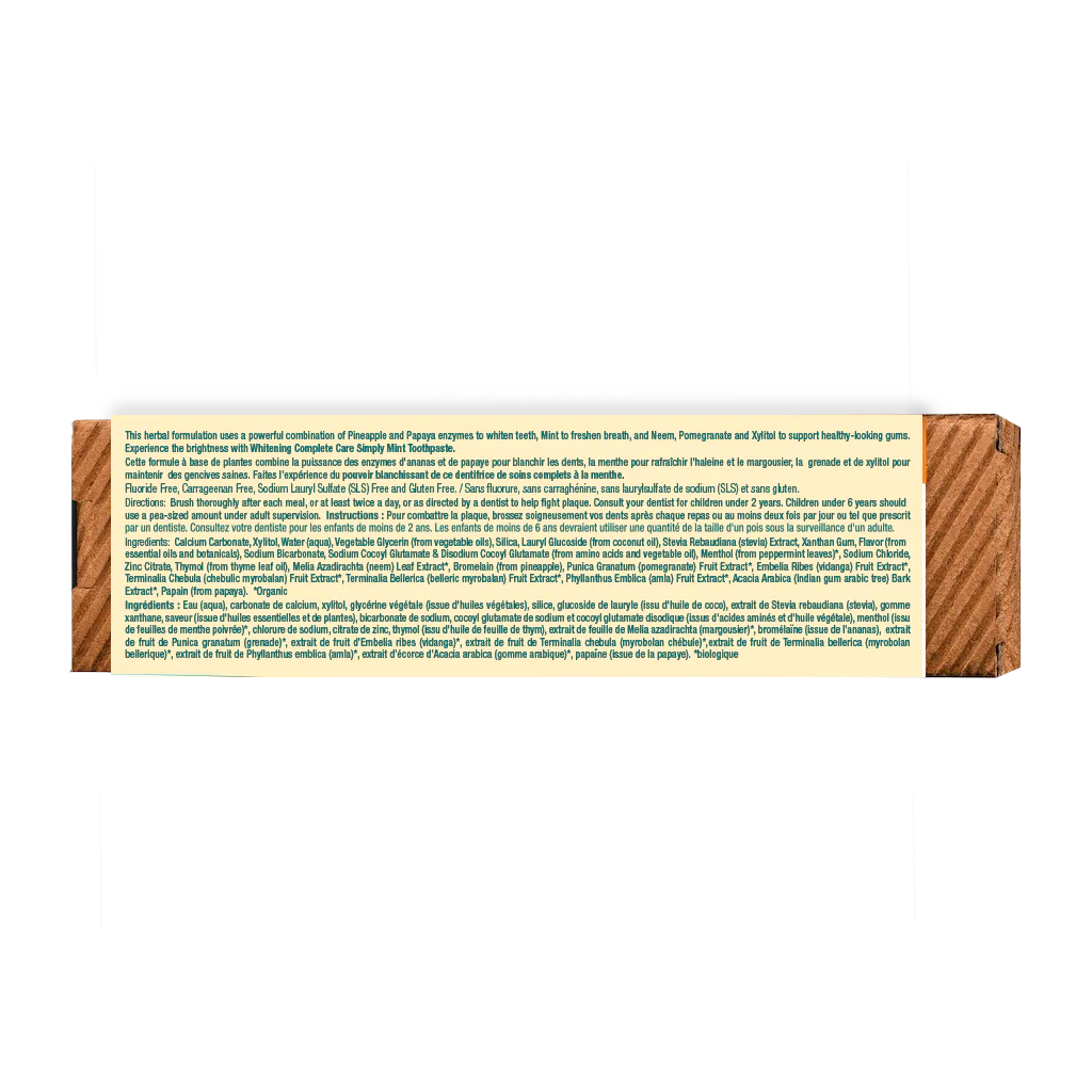 Himalaya Whitening Complete Care toothpaste simply mint