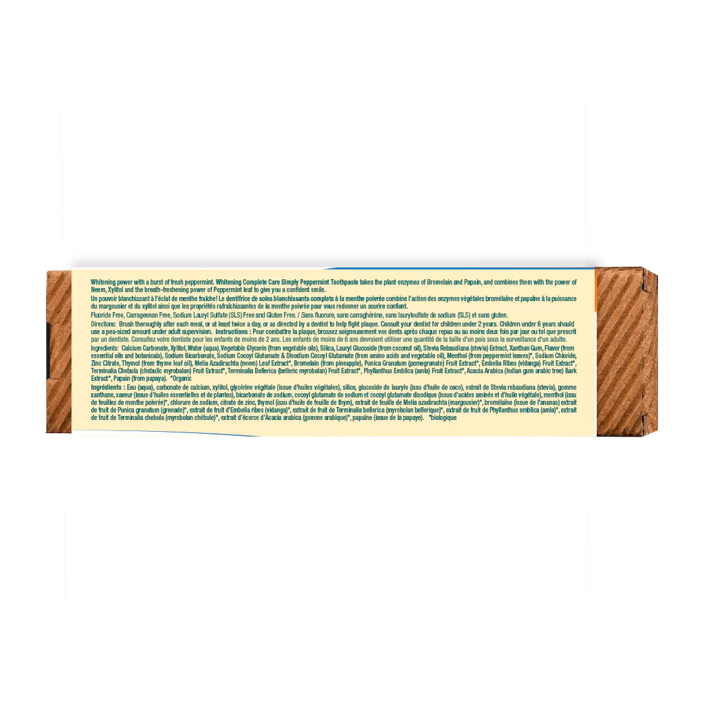 Himalaya Whitening Complete Care toothpaste simply peppermint