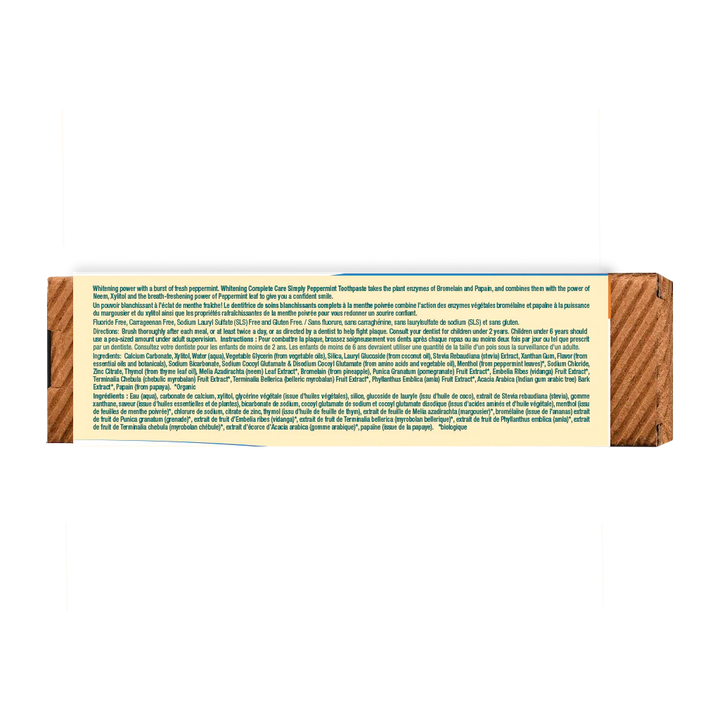 Himalaya Whitening Complete Care toothpaste simply peppermint