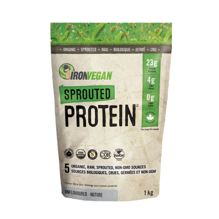 Iron Vegan Sprouted Protein Powder, Unflavoured