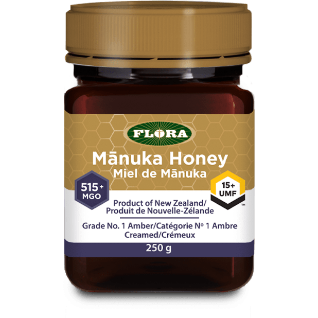 Flora - Manuka Honey, 515+MGO/15+UMF, 250g