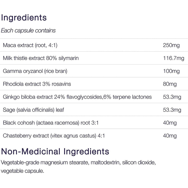 Canprev Meno-Prev + Mood & Memory Vegetarian Capsules