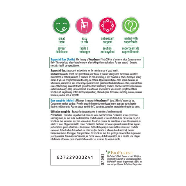 Progressive VegeGreens Blueberry Medley