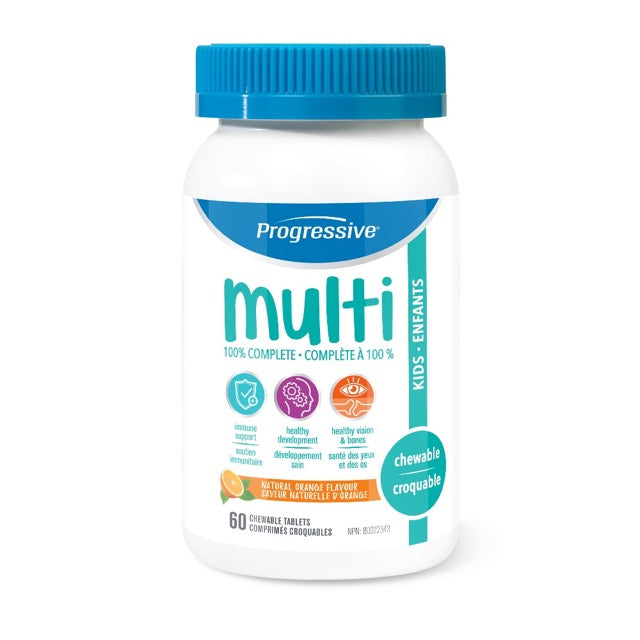 Progressive MultiVitamin For Kids Natural Orange - 60's