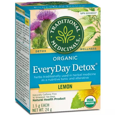 Traditional Medicinals® EveryDay Detox® Herbal Tea with lemon