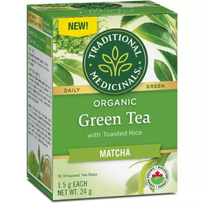 Traditional Medicinals® Organic Green Tea with Toasted Rice and Matcha