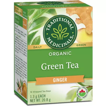Traditional Medicinals® Organic Green Tea with Ginger