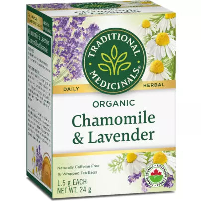 Traditional Medicinals® Organic Chamomile and Lavender herbal tea