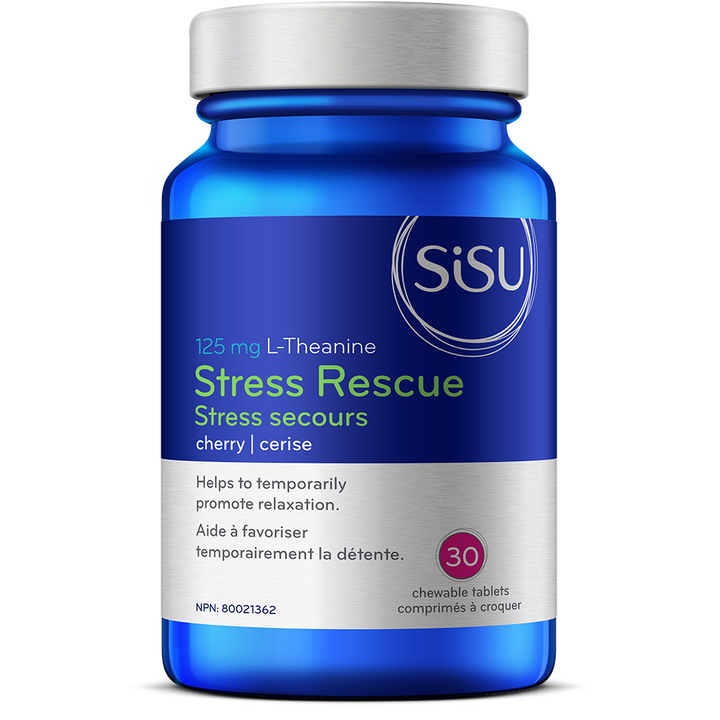 Sisu Stress Rescue 125 mg L-Theanine chewable tablets