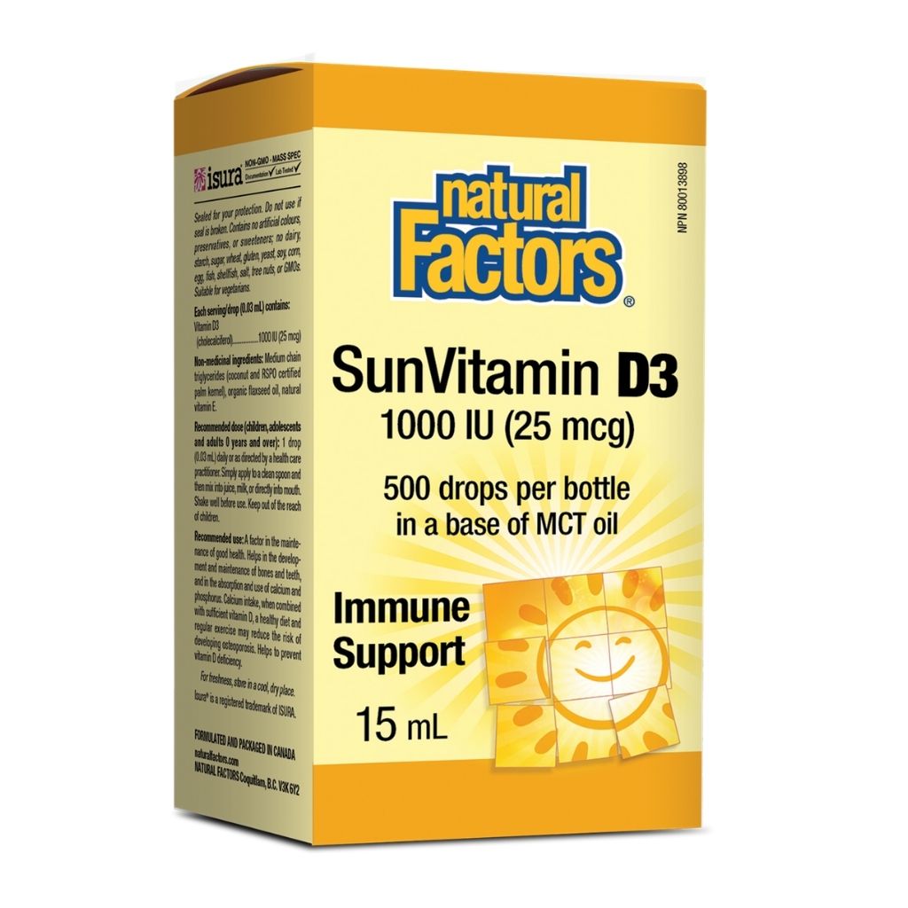 Vitamin D3 Drops 1000 IU Liquid