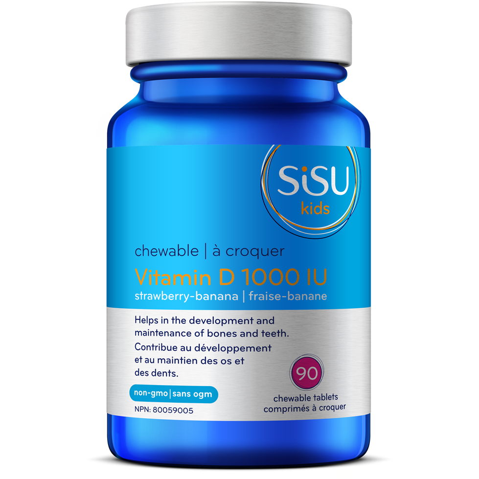 Sisu Vitamin D 1000 IU chewable tablets
