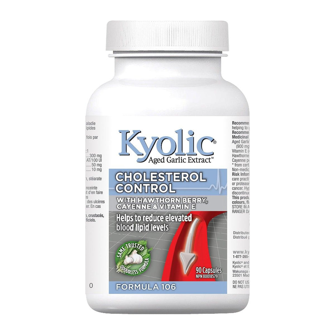 Kyolic Formula 106 Cholesterol Control with Hawthorn berry