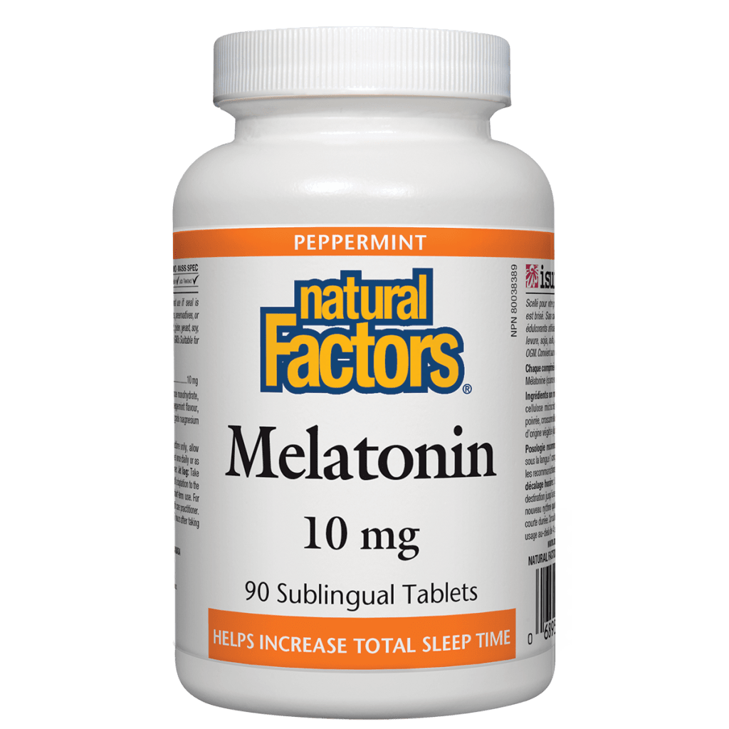 Melatonin 10 mg, Peppermint Twin Pack "Not available in French"