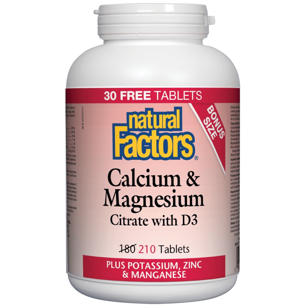 Calcium & Magnesium Citrate with D3  Plus Potassium, Zinc & Manganese  Tablets