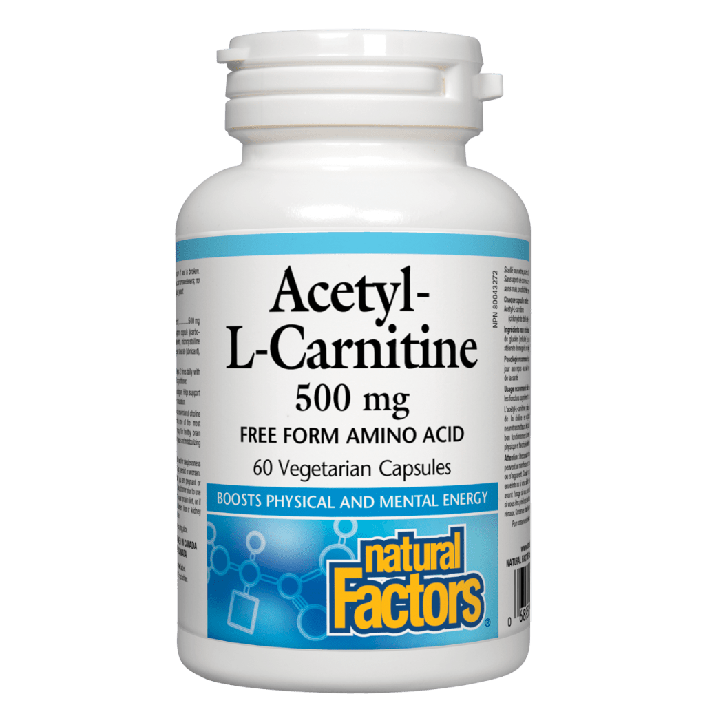 Acetyl-L-Carnitine  500 mg Vegetarian Capsules