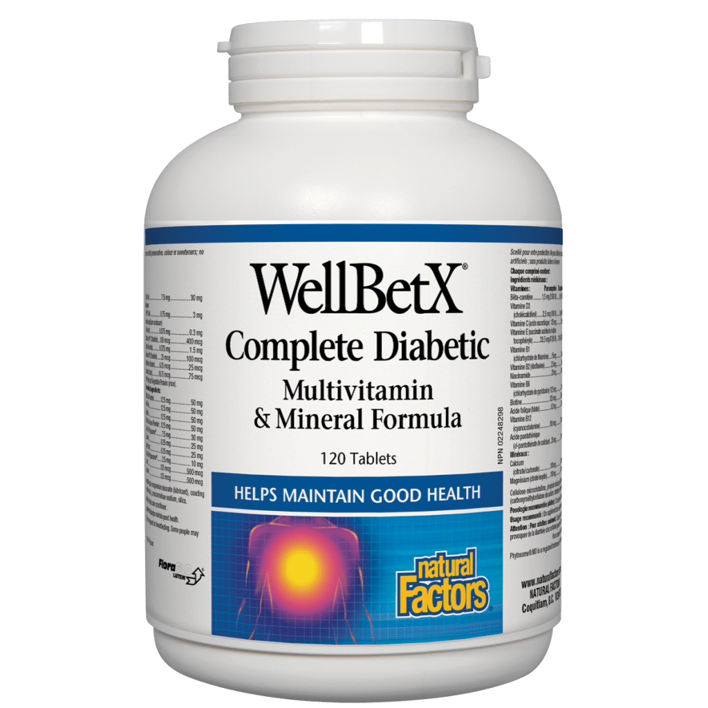 WellBetX Complete Diabetic  Multivitamin & Mineral Formula  Tablets