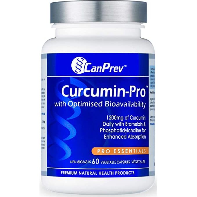 Canprev Curcumin-Pro with Optimised Bioavailability Vegetarian Capsules