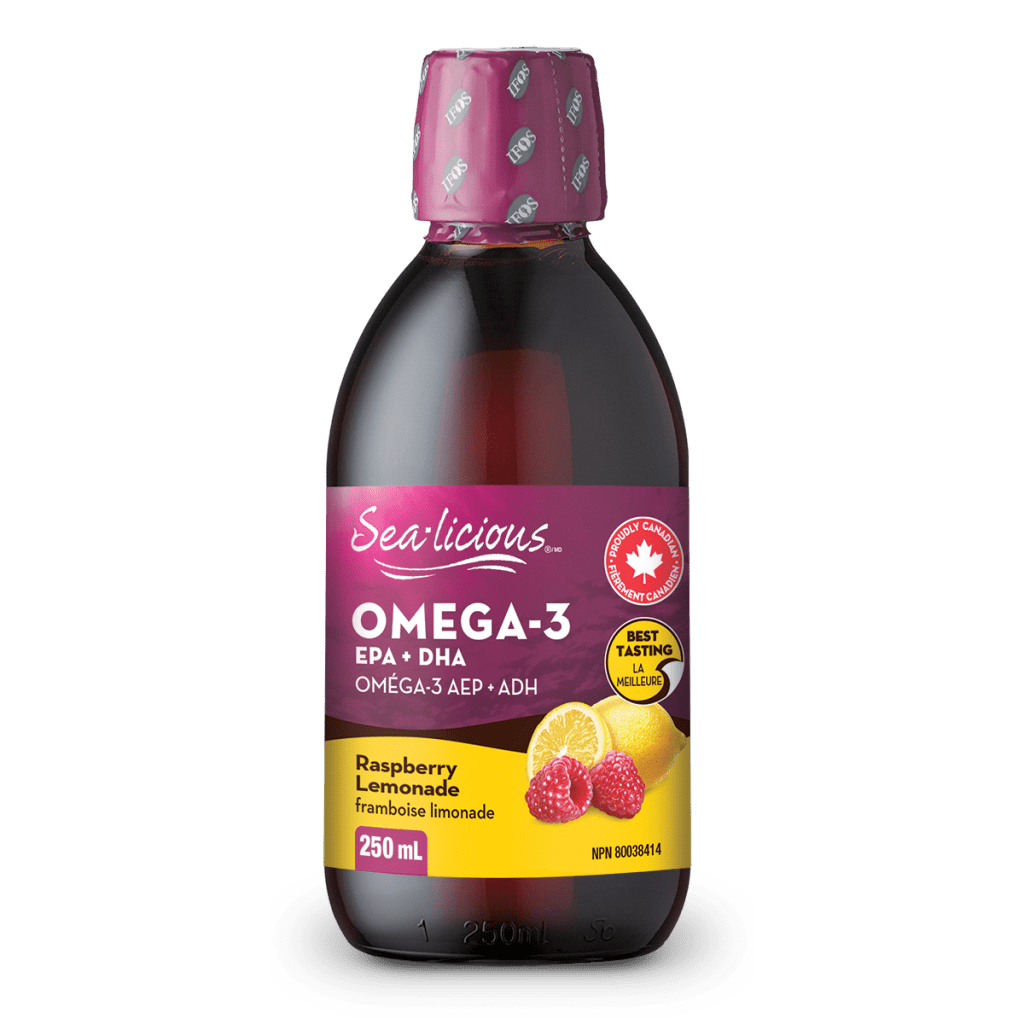 Omega-3 EPA + DHA, Raspberry Lemonade, Sea-licious Liquid