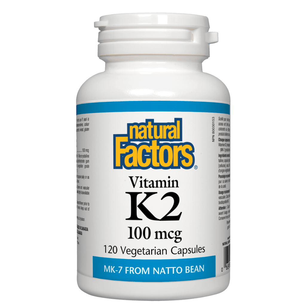 Vitamin K2 100 mcg Vegetarian Capsules