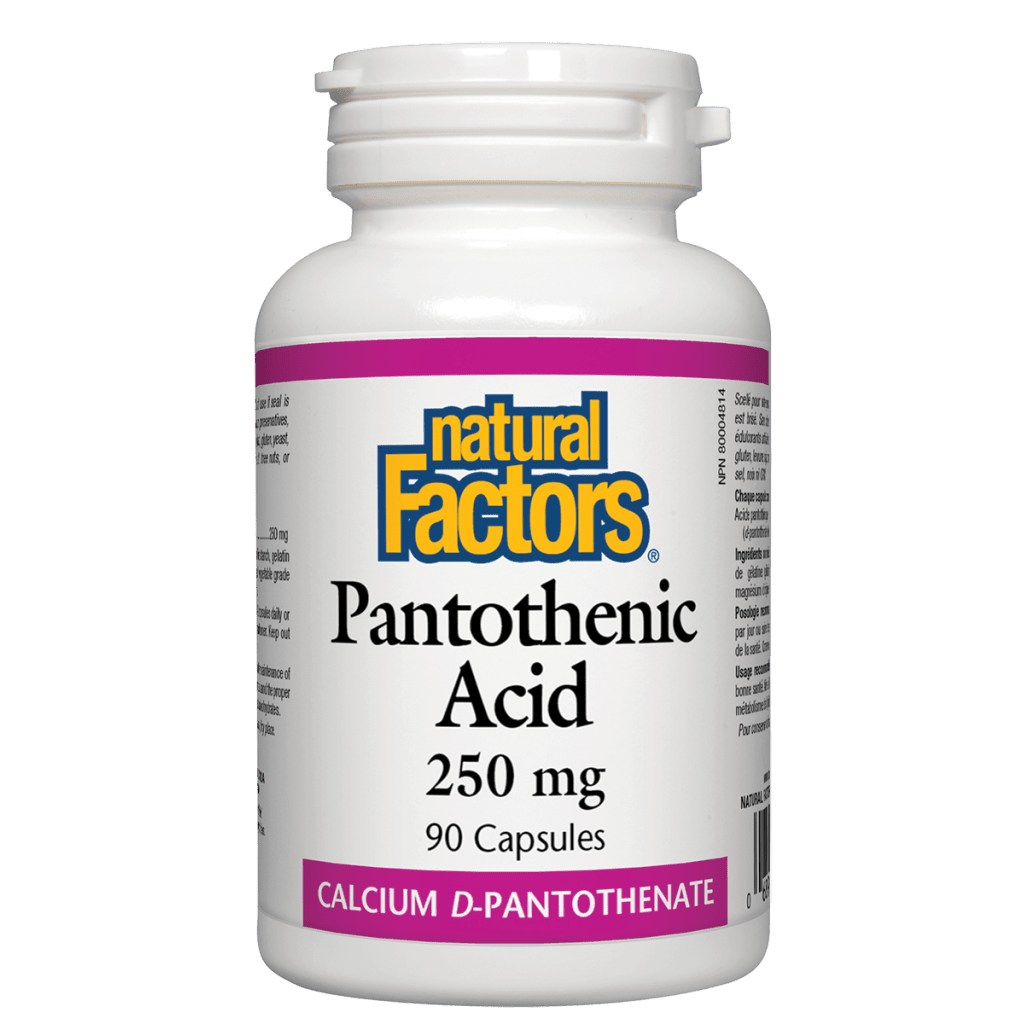 Pantothenic Acid  250 mg Capsules