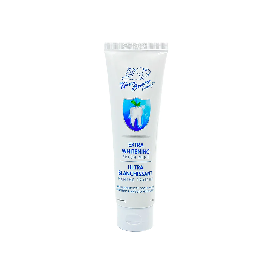 Green Beaver® Naturapeutic™ Toothpaste, Extra Whitening, fresh mint
