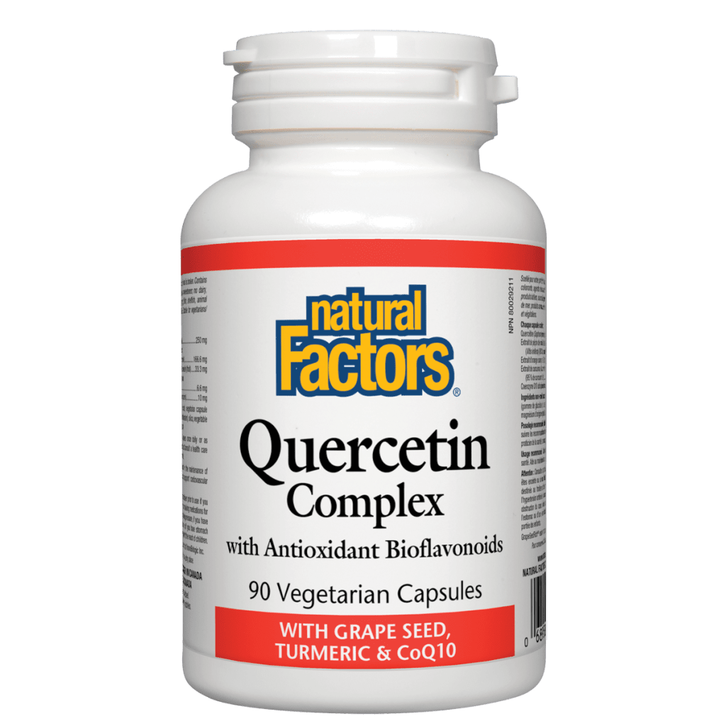 Quercetin Complex with Grape Seed, Turmeric & CoQ10  Vegetarian Capsules