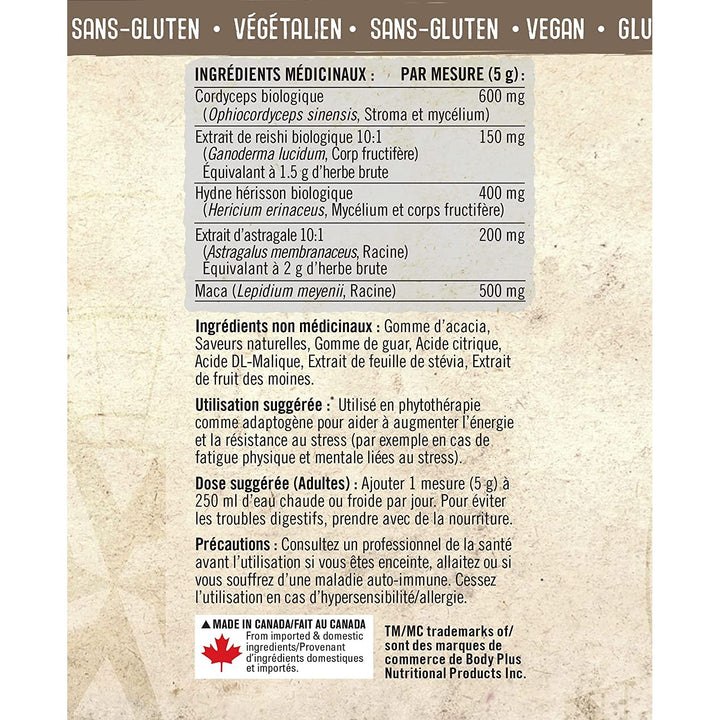 Iron Vegan Balanced Energy, Consume anytime to combat mental fatigue, Iced Tea Lemonade, 150g