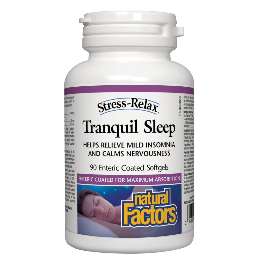 Tranquil Sleep, Stress-Relax  Enteric Coated Softgels