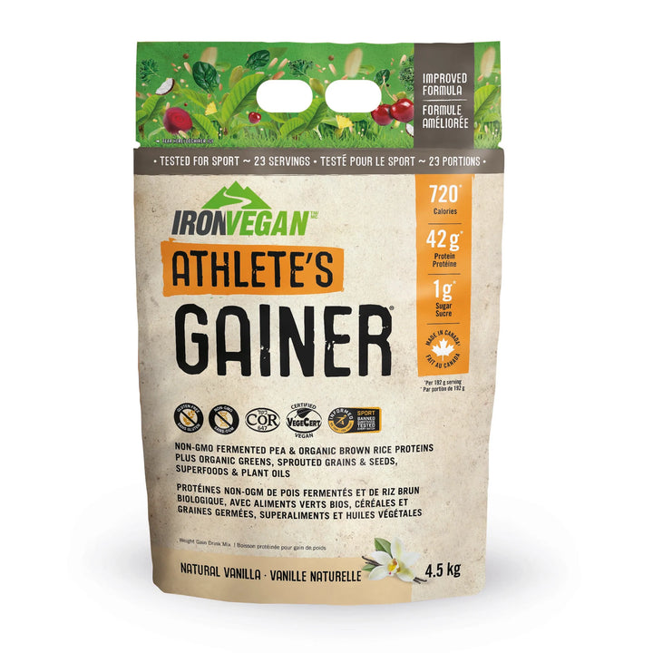 Iron Vegan Athlete's Gainer Natural Vanilla