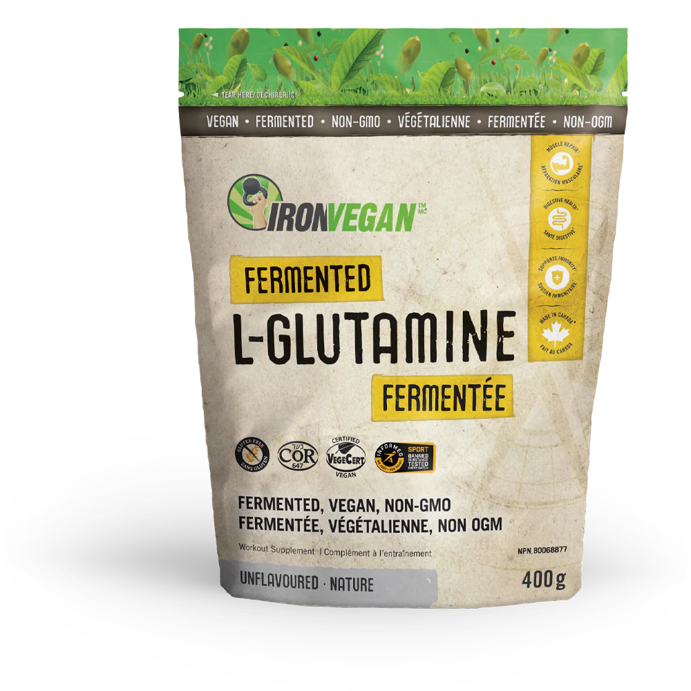 Iron Vegan Fermented L-Glutamine, vegan, non-gmo, unflavoured powder