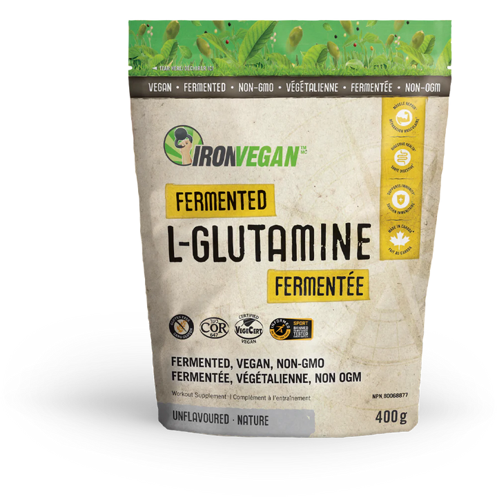 Iron Vegan Fermented L-Glutamine, vegan, non-gmo, unflavoured powder
