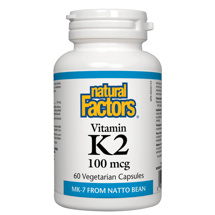 Vitamin K2 100 mcg Vegetarian Capsules