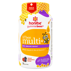 Honibe GummieBees™  Lil'bee Multi+, kids immune boost - 70 gummies