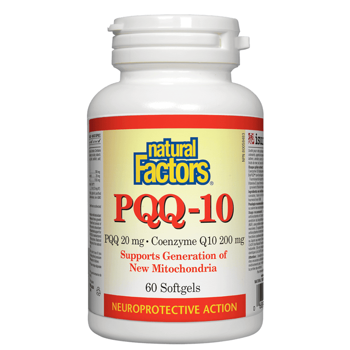 PQQ-10  PQQ 20 mg  Coenzyme Q10 200 mg Softgels