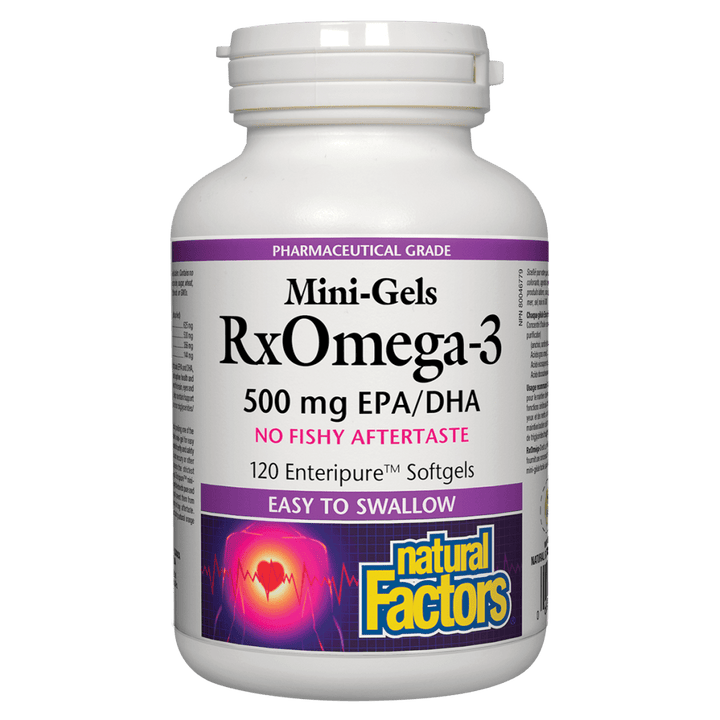RxOmega-3 Mini-Gels   500 mg Enteripure Softgels