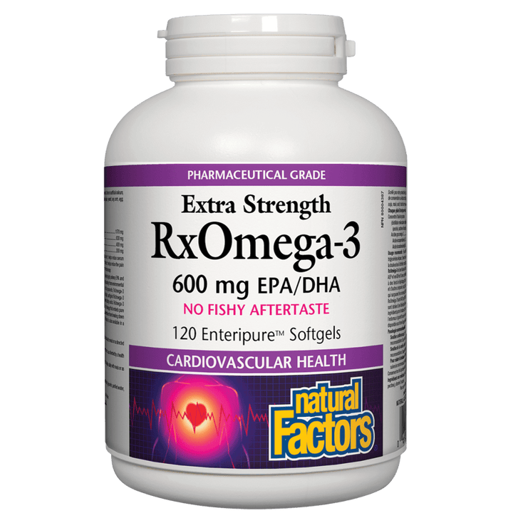 RxOmega-3  Extra Strength  600 mg Enteripure Softgels