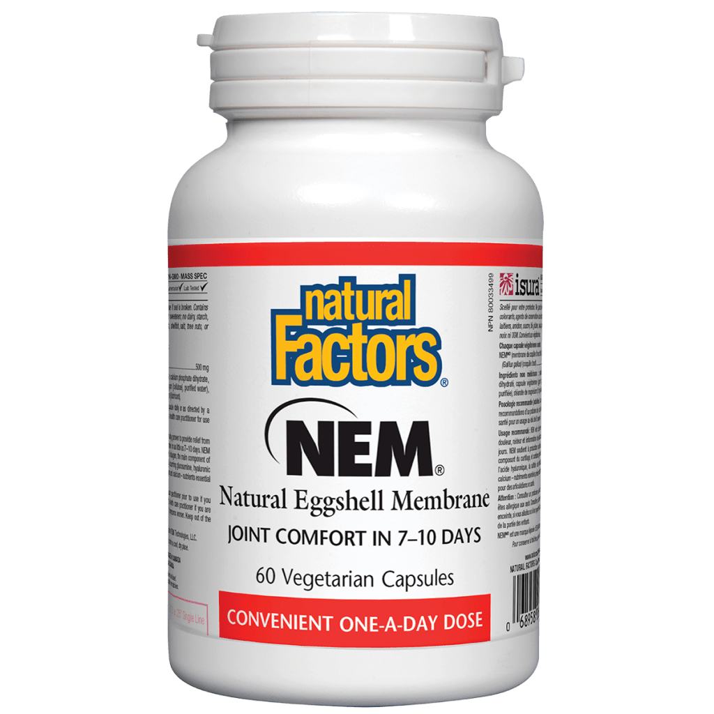 NEM Natural Eggshell Membrane 500 mg Capsules
