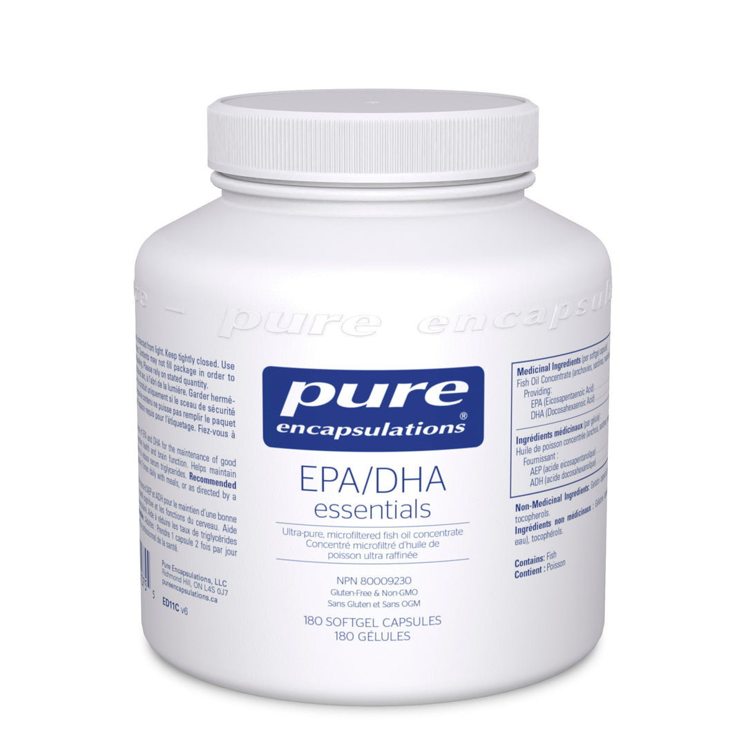 Pure Encapsulations - EPA/DHA essentiels - 180 gél.