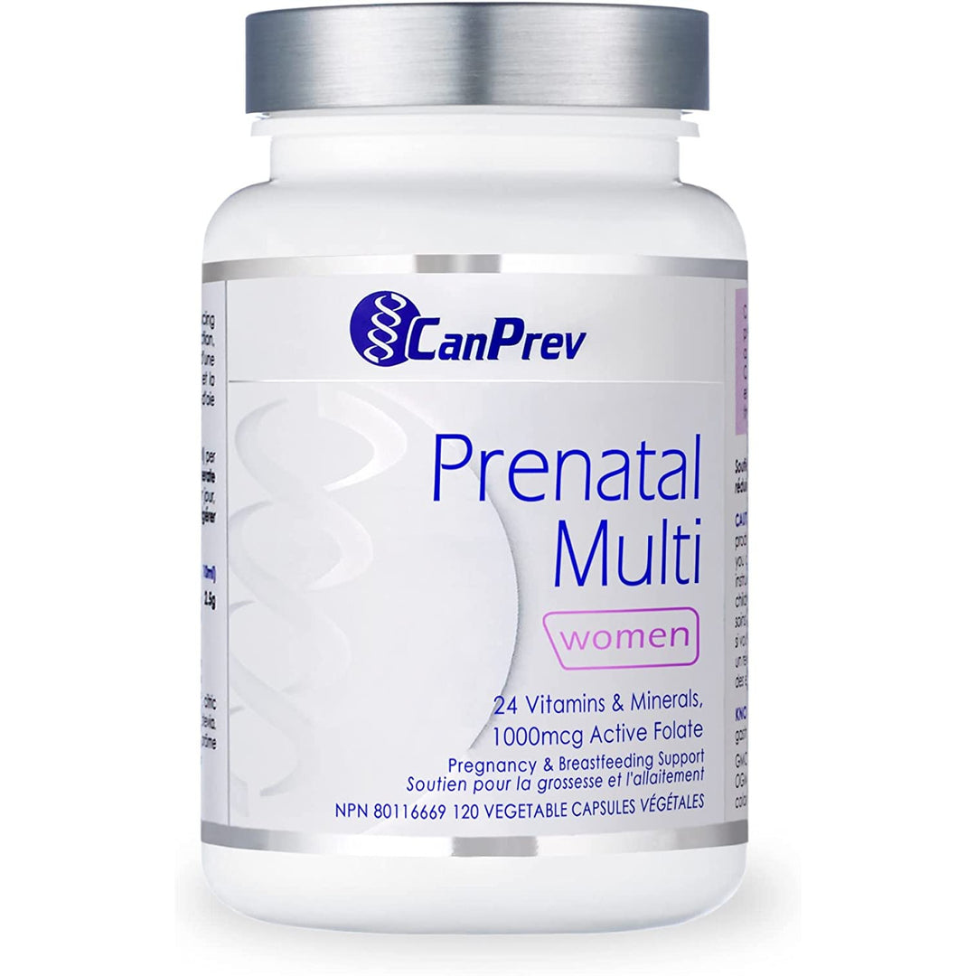 Canprev Prenatal Multi, Pregnancy & Breastfeeding Support Vegetarian Capsules
