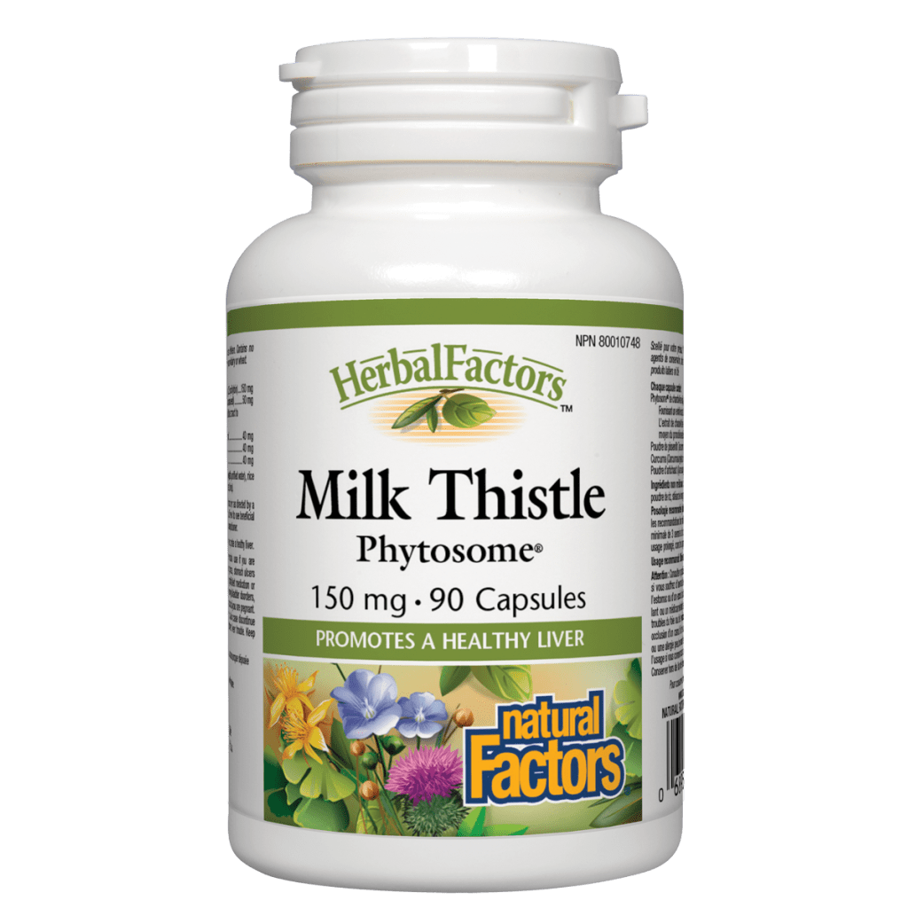 Milk Thistle Phytosome 150 mg, HerbalFactors Capsules