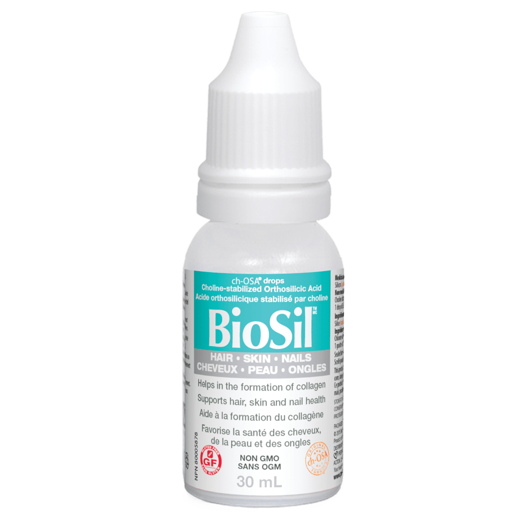 BioSil Choline-Stabilized Orthosilicic Acid Hair  Skin  Nails Liquid