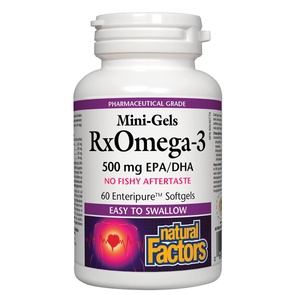 RxOmega-3 Mini-Gels   500 mg Enteripure Softgels
