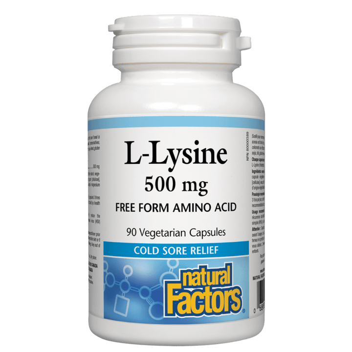 L-Lysine  500mg Vegetarian Capsules