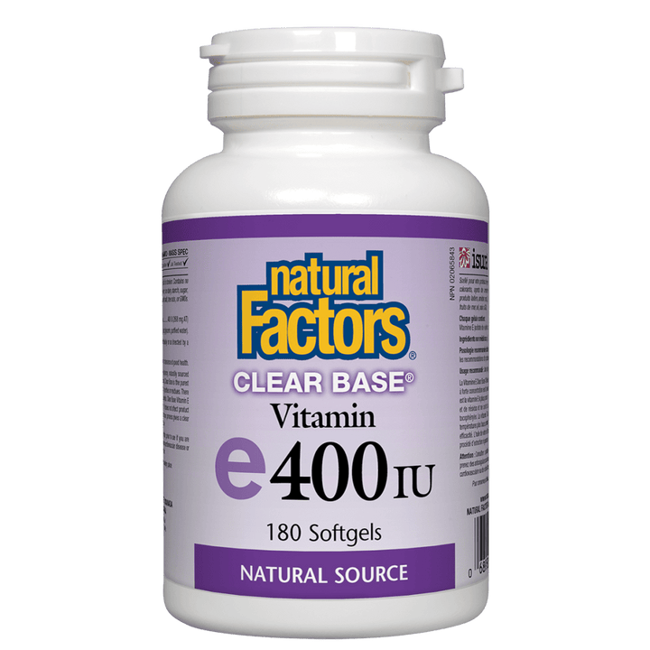 Clear Base Vitamin E 400 IU, Natural Source Softgels