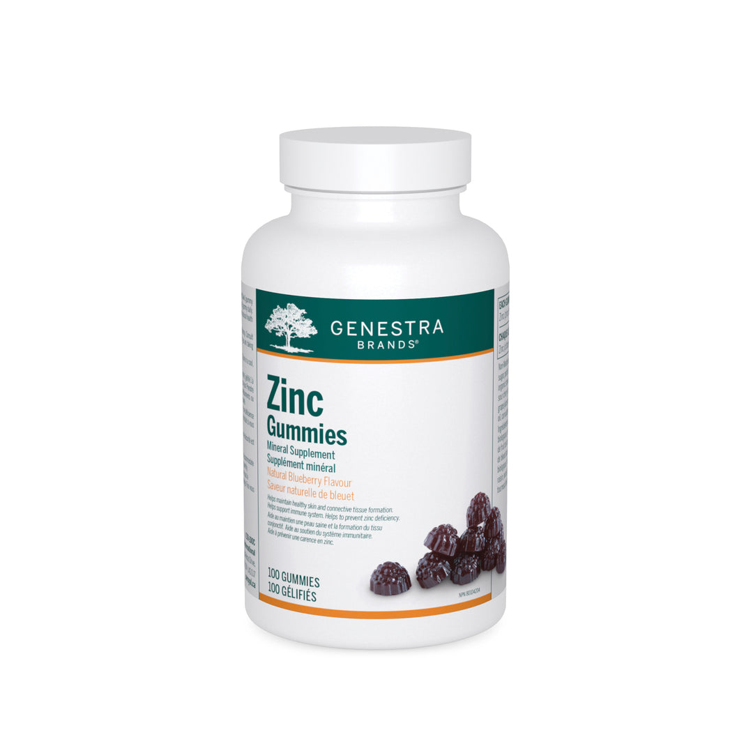 Genestra Zinc Gummies Mineral Supplement, Natural Blueberry Flavour