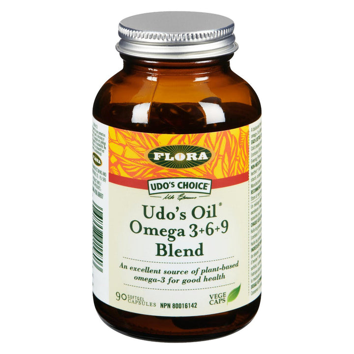 Flora Health Udo's Oil® Omega 3•6•9 Blend 90 Capsules