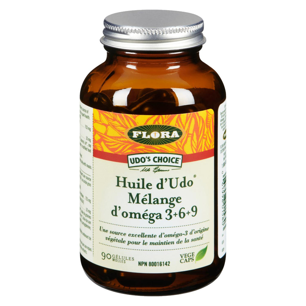 Flora Health Udo's Oil® Omega 3•6•9 Blend 90 Capsules